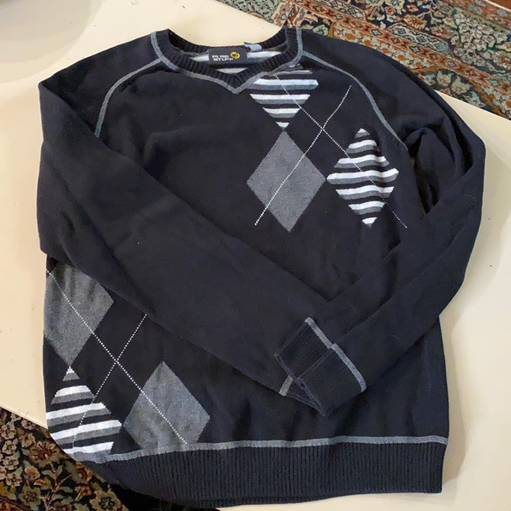 Pure Stuff Kids Argyle Sweater